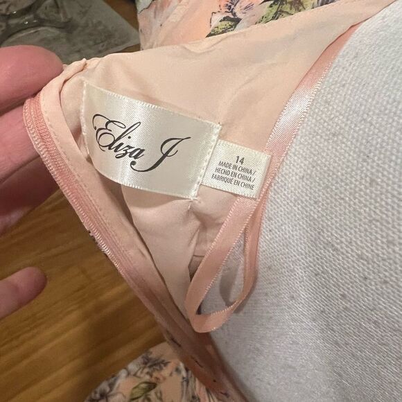 Eliza J floral print dress new with tag size 14 NWT - Picture 13 of 14